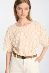 Munthe Bossi bluse 261-1038-26124 Col. creme