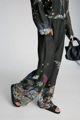 Munthe Fabert Bukser 261-1410-26118 Col.Printblack