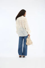 Munthe Fortunato Skjorte 263-1006-26331 Col. Creme