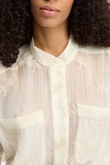 Munthe Fortunato Skjorte 263-1006-26331 Col. Creme