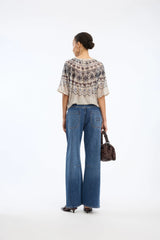 Munthe Vunny Bluse 263-1032-26322 Col. Print camel