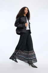 Munthe Taulla Nederdel 263-1212-26323 Col. Print Black
