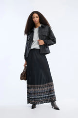 Munthe Taulla Nederdel 263-1212-26323 Col. Print Black