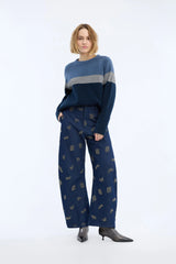 Munthe Votalia Strik 263-1601-26371 Col.Indigo