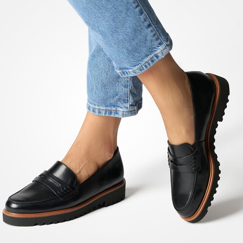 Paul Green Loafers Brush Calf 2694-01x Sort
