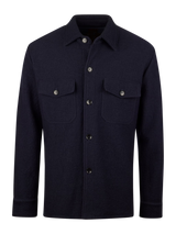Stenstrøms overshirt knit 420309-2200 navy
