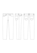 Alberto Jeans Slim Fit Premium 4507 1764 grå / 904