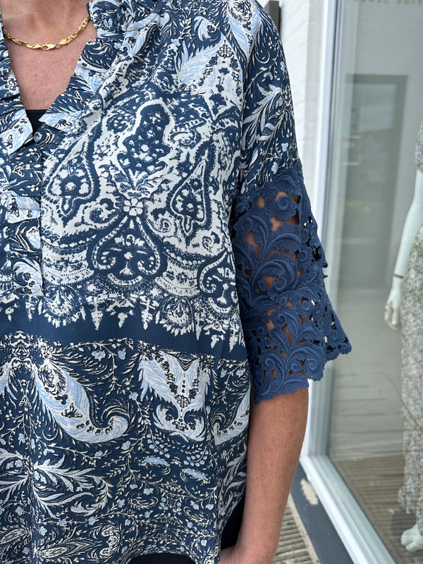 Gustav Bluse Naja 53612 Blå 84796