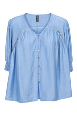 Prepair bluse Emilia Blouse lyseblå