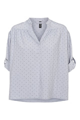 Prepair bluse Esther blouse m. prikker lyseblå
