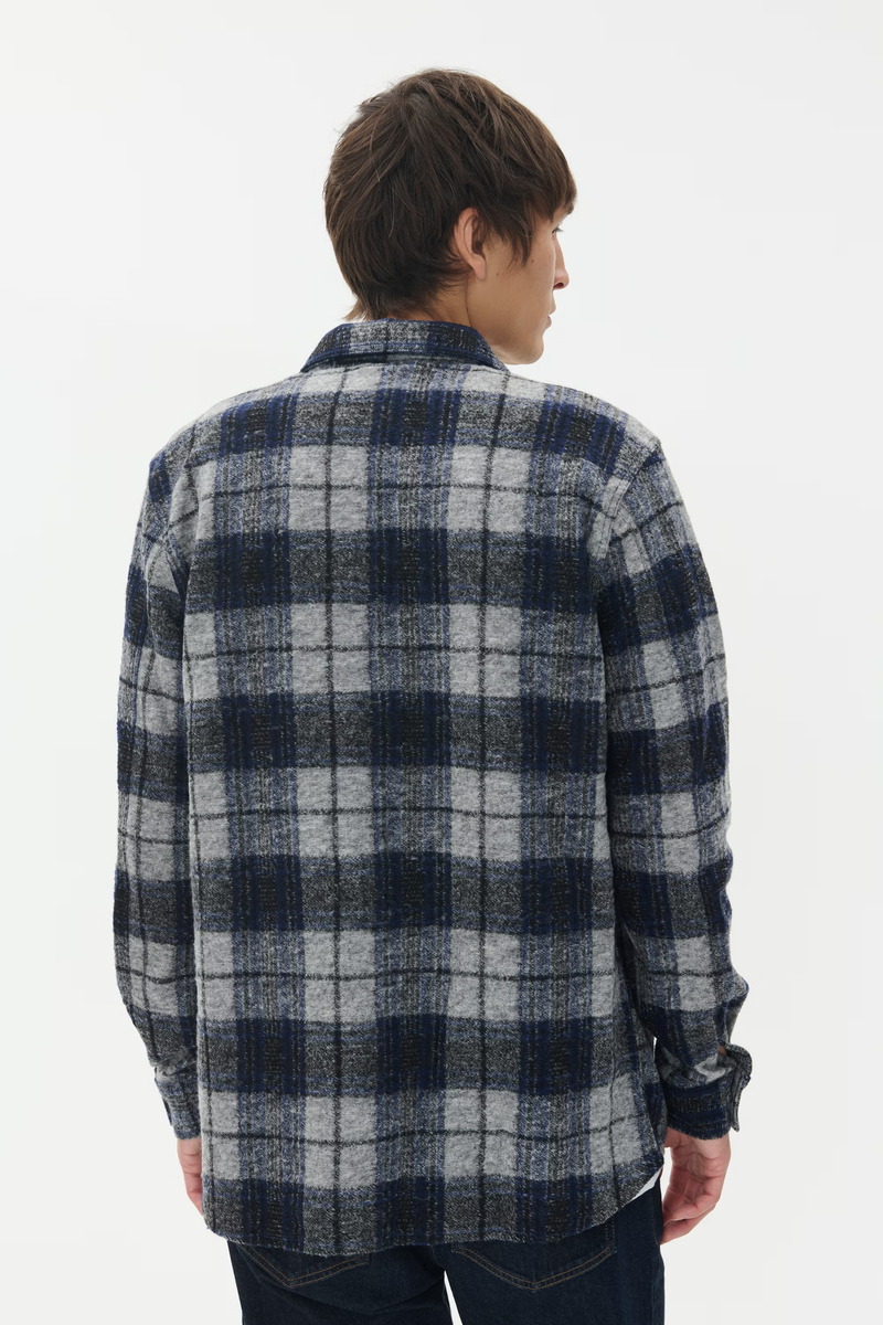 Matinique overshirt Pelton 30208636 grå/navy