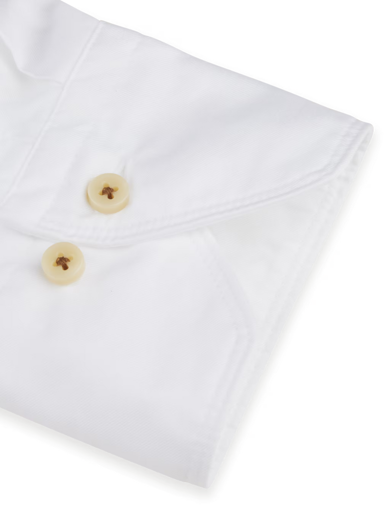 Stenstrøms skjorte regular 674221-1467 twill hvid