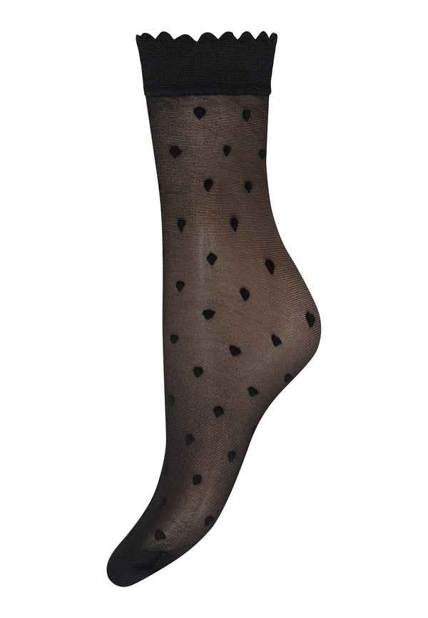 Hype The Detail Ankel Heart Socks 3-21049-75-1100