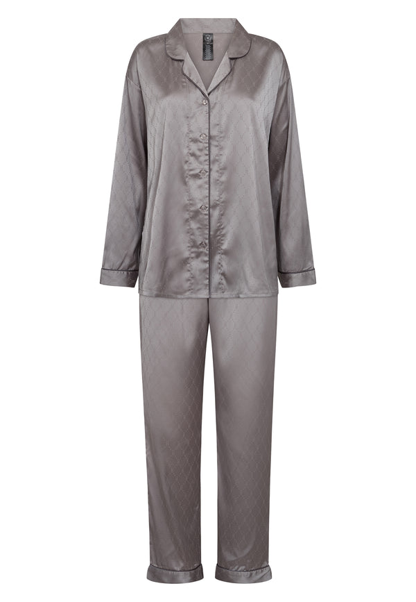 Hype The Detail Satin Pyjamas 3-800-43-8 Col. Grå