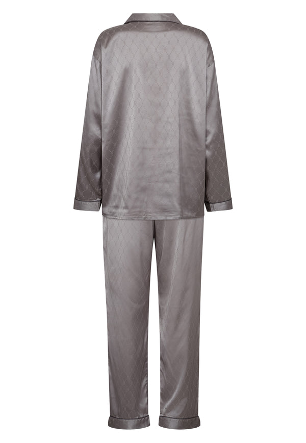 Hype The Detail Satin Pyjamas 3-800-43-8 Col. Grå