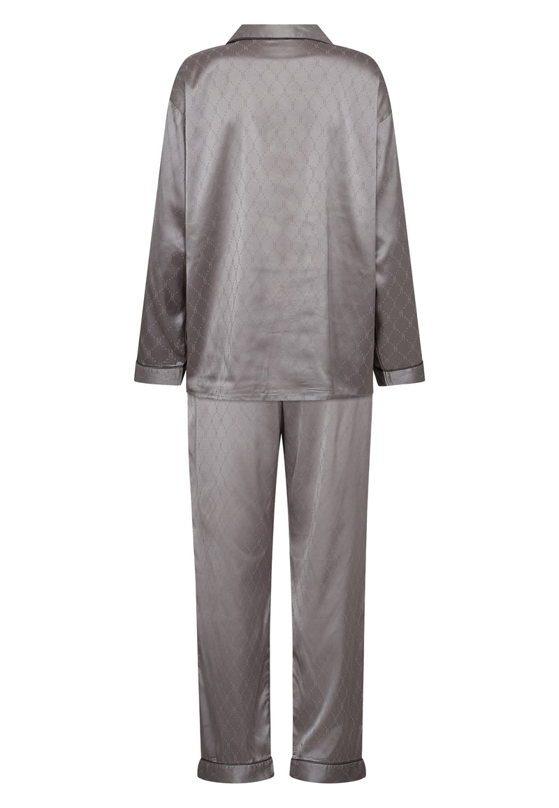 Hype The Detail Satin Pyjamas 3-800-43-8 Col. Grå
