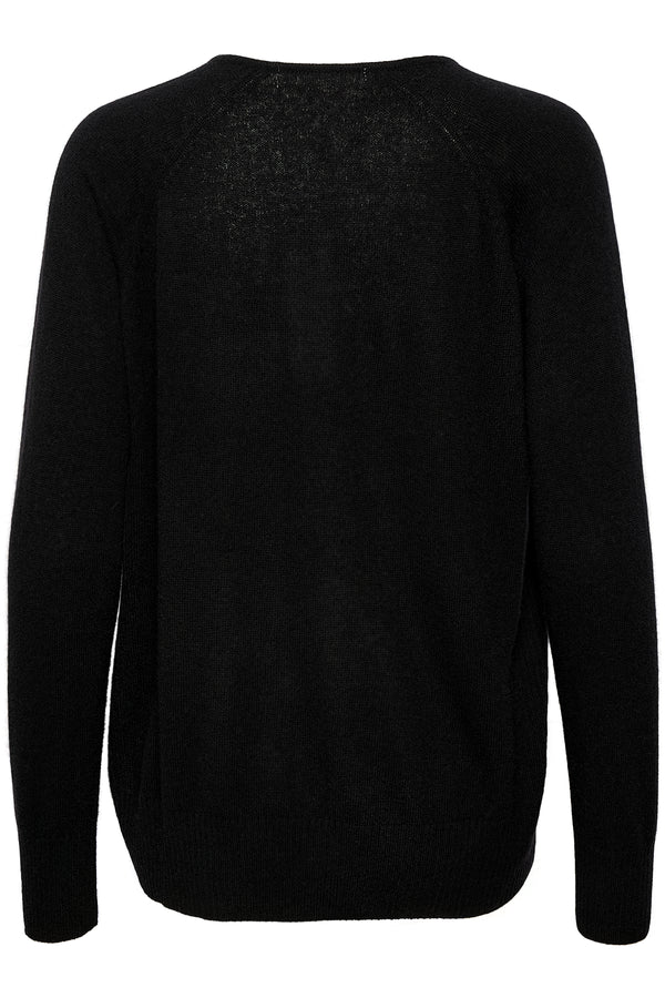 InWear Lukka V-Neck Pullover Premium 30104240 Col. 10050 Sort