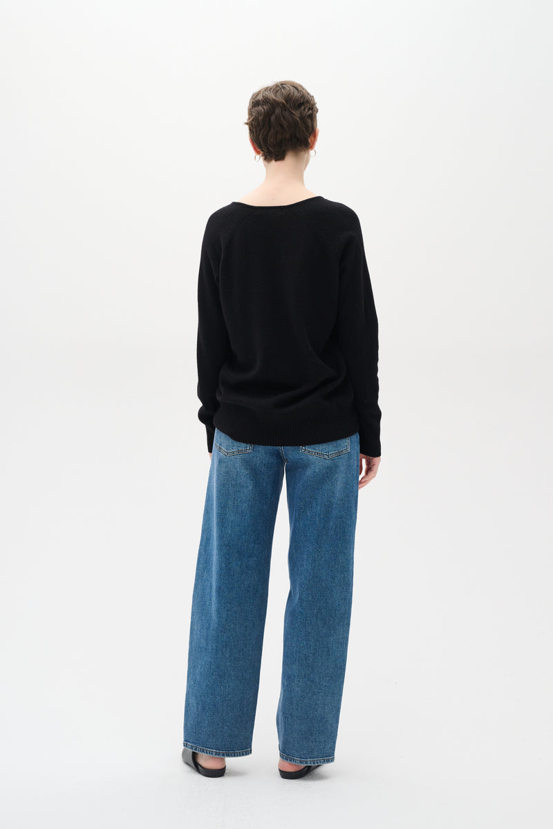 InWear Lukka V-Neck Pullover Premium 30104240 Col. 10050 Sort