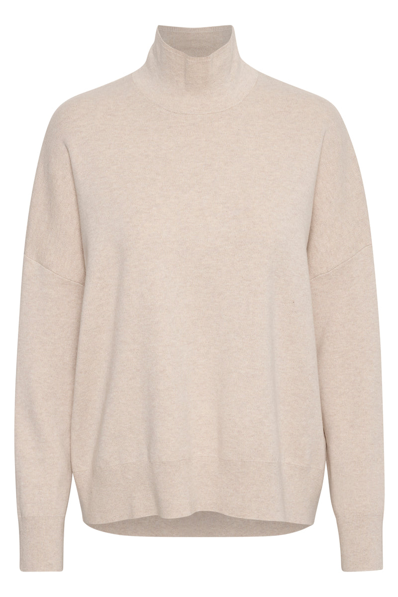 In Wear Strik TenleylW Turtelneck Sand