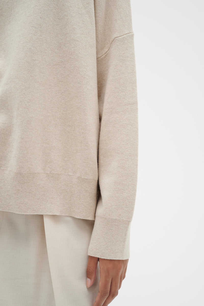 In Wear Strik TenleylW Turtelneck Sand