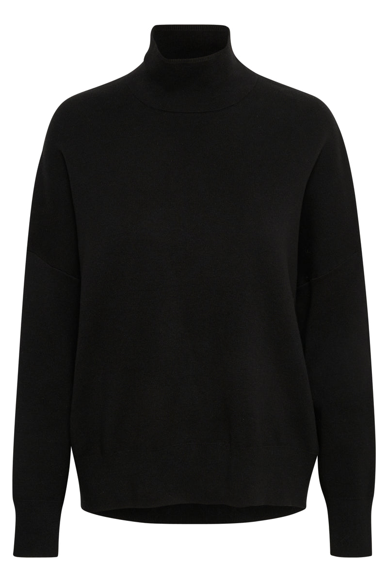 In Wear Strik TenleylW Turtelneck Sort