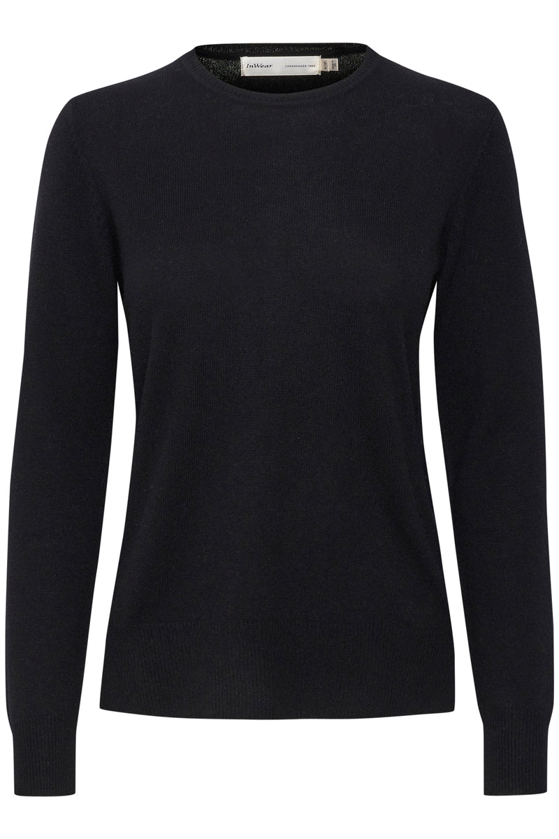 InWear Strik LukkalW Crew-Neck 30107629 Sort