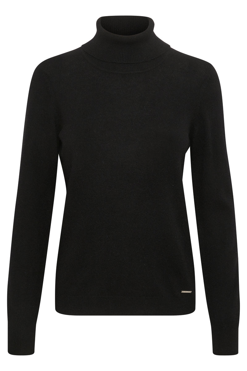 InWear Strik LukkaIW Rollneck 30108211 sort