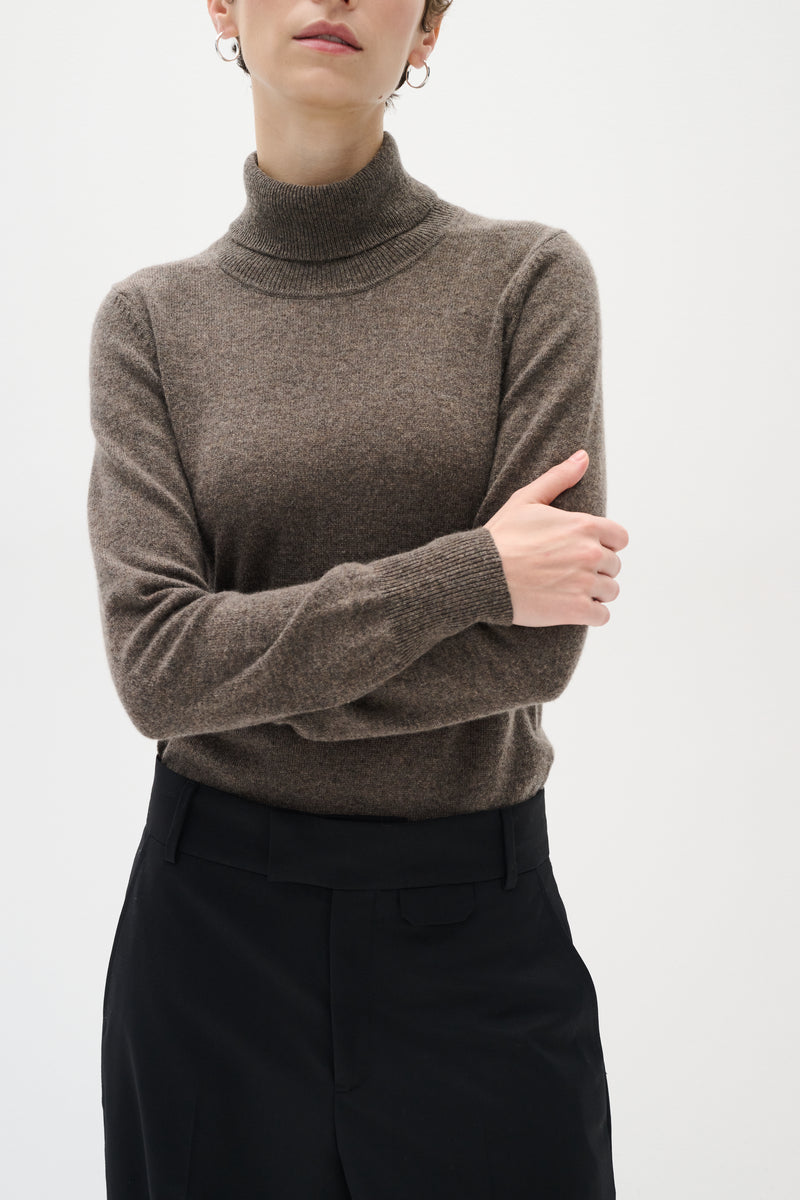 InWear Strik LukkaIW Rollneck 30108211 Brun