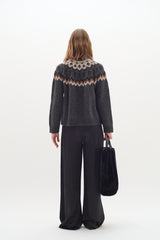 InWear TeylorlW Fair Isle Pullover 30109758 Grå