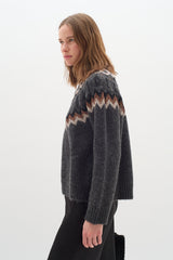 InWear TeylorlW Fair Isle Pullover 30109758 Grå