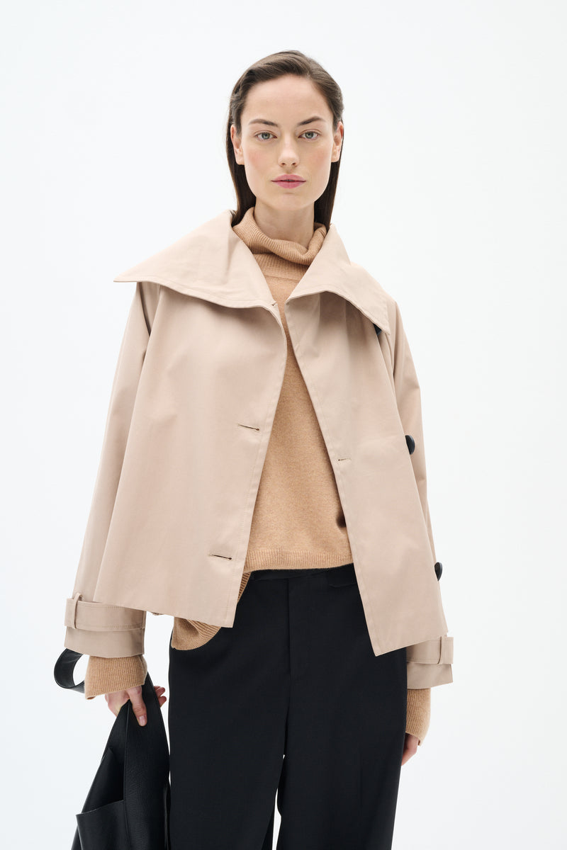 Inwear MazielW Perry Short Coat 30109945 Col. Sand