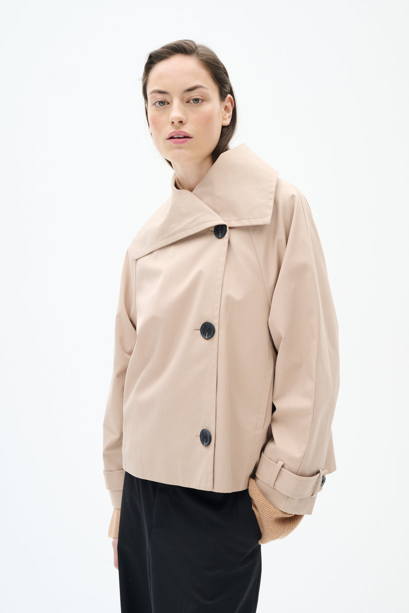 Inwear MazielW Perry Short Coat 30109945 Col. Sand
