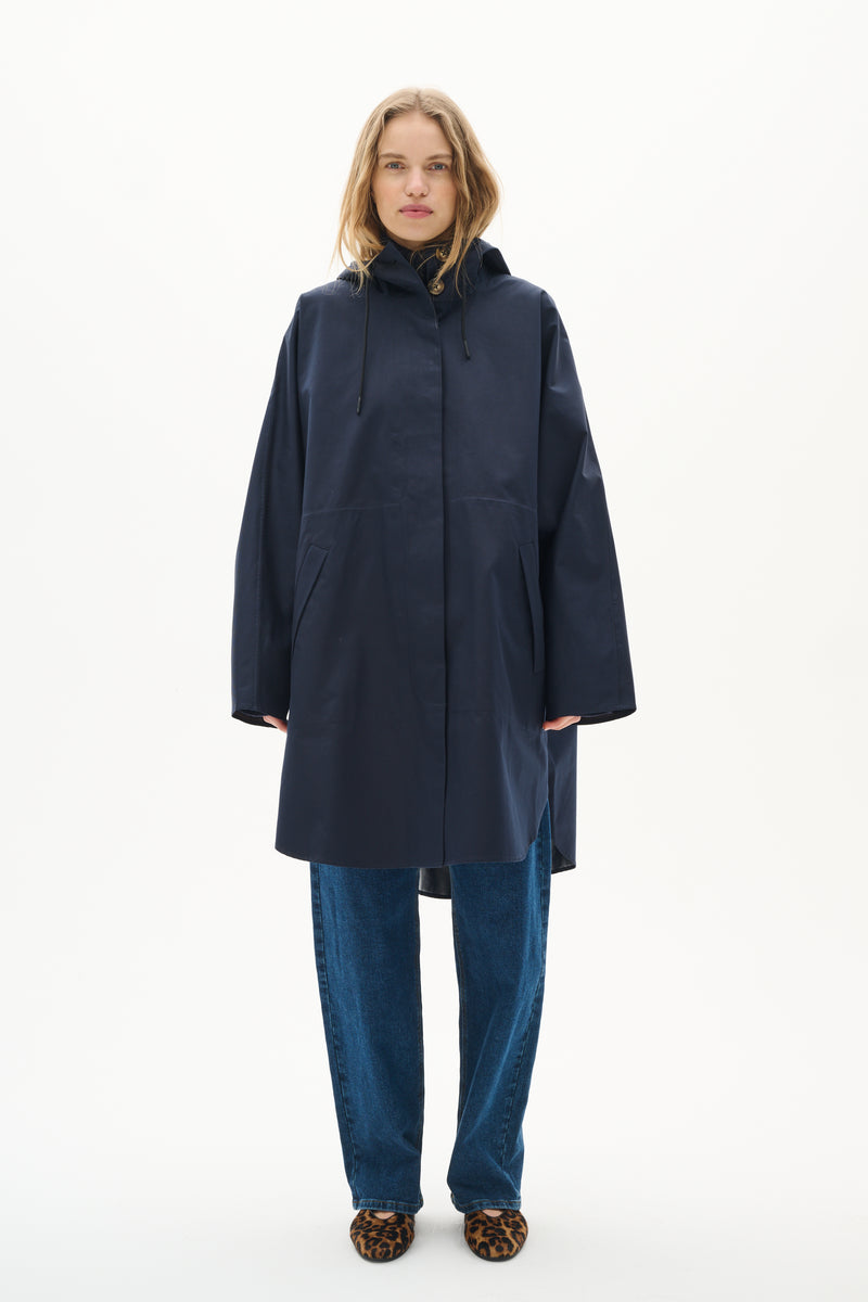 InWear MylahIW Waterproof Cape 30109948 Col. Navy