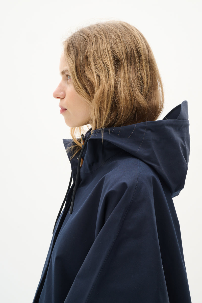 InWear MylahIW Waterproof Cape 30109948 Col. Navy