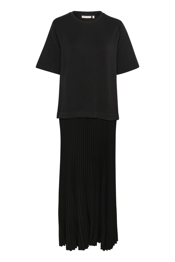 InWear Kjole LaicentlW Vincent Plisse 30110003Sort
