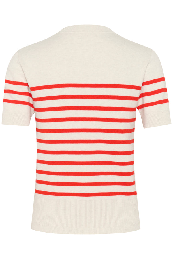 InWear WallislW Pullover 30110294 Rød/Sand 300008