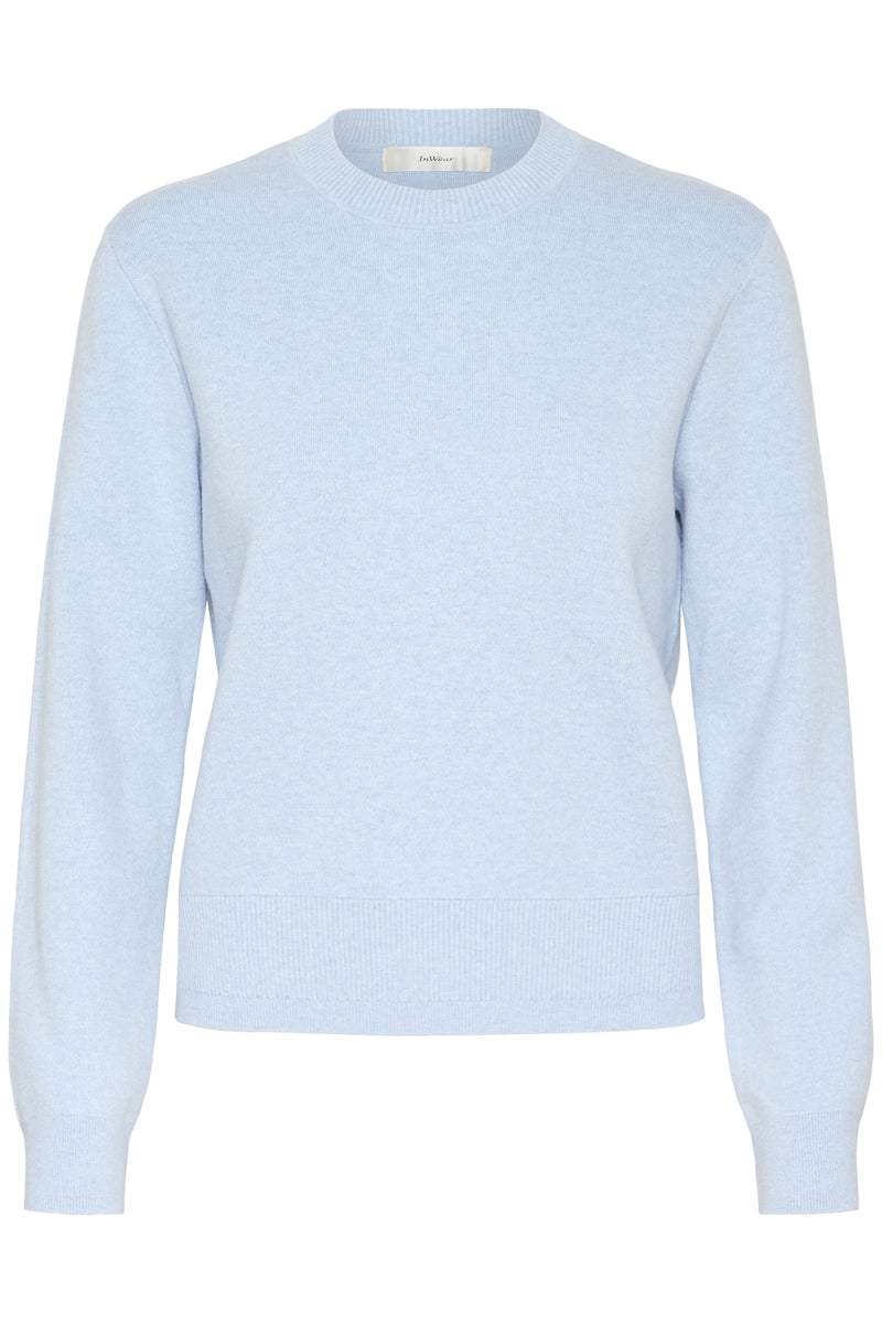 InWear WallislW O-Neck Pullover 30110296 Blå