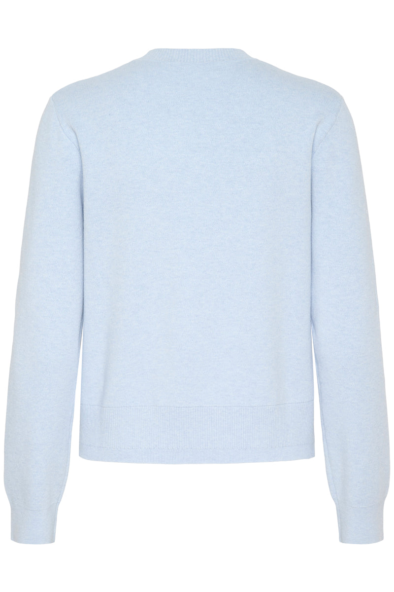 InWear WallislW O-Neck Pullover 30110296 Blå
