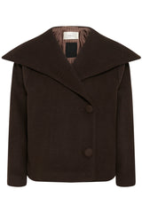 InWear PerryIW Short Coat R 30110807 Col. Chocolate