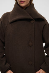 InWear PerryIW Short Coat R 30110807 Col. Chocolate