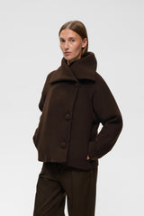 InWear PerryIW Short Coat R 30110807 Col. Chocolate