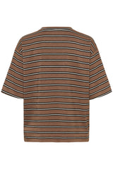 InWear PannieIW Oversize Tshirt Melange 30110826 Col.COFFEE QUARTZ MELANGE STRIPES