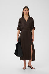 InWear LakeIW Fake Wrap Dress 30112368 Col. Brun