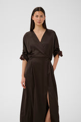 InWear LakeIW Fake Wrap Dress 30112368 Col. Brun