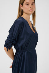 InWear LakeIW Fake Wrap Dress 30112368 Col. Navy