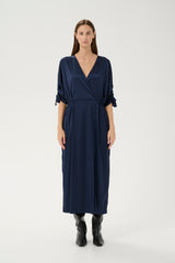 InWear LakeIW Fake Wrap Dress 30112368 Col. Navy