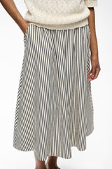 InWear GarboIW Skirt 30112625 Col.Vanilla / Black stripe