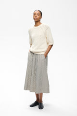 InWear GarboIW Skirt 30112625 Col.Vanilla / Black stripe