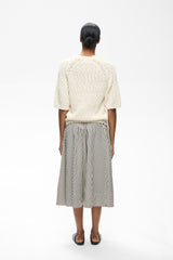 InWear GarboIW Skirt 30112625 Col.Vanilla / Black stripe