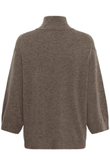 InWear TallyIW Monika Highneck 30113216 Col. Chocolate Brown Melange
